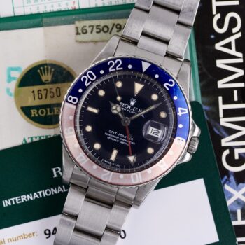 Rolex GMT-Master 16750 Full Set