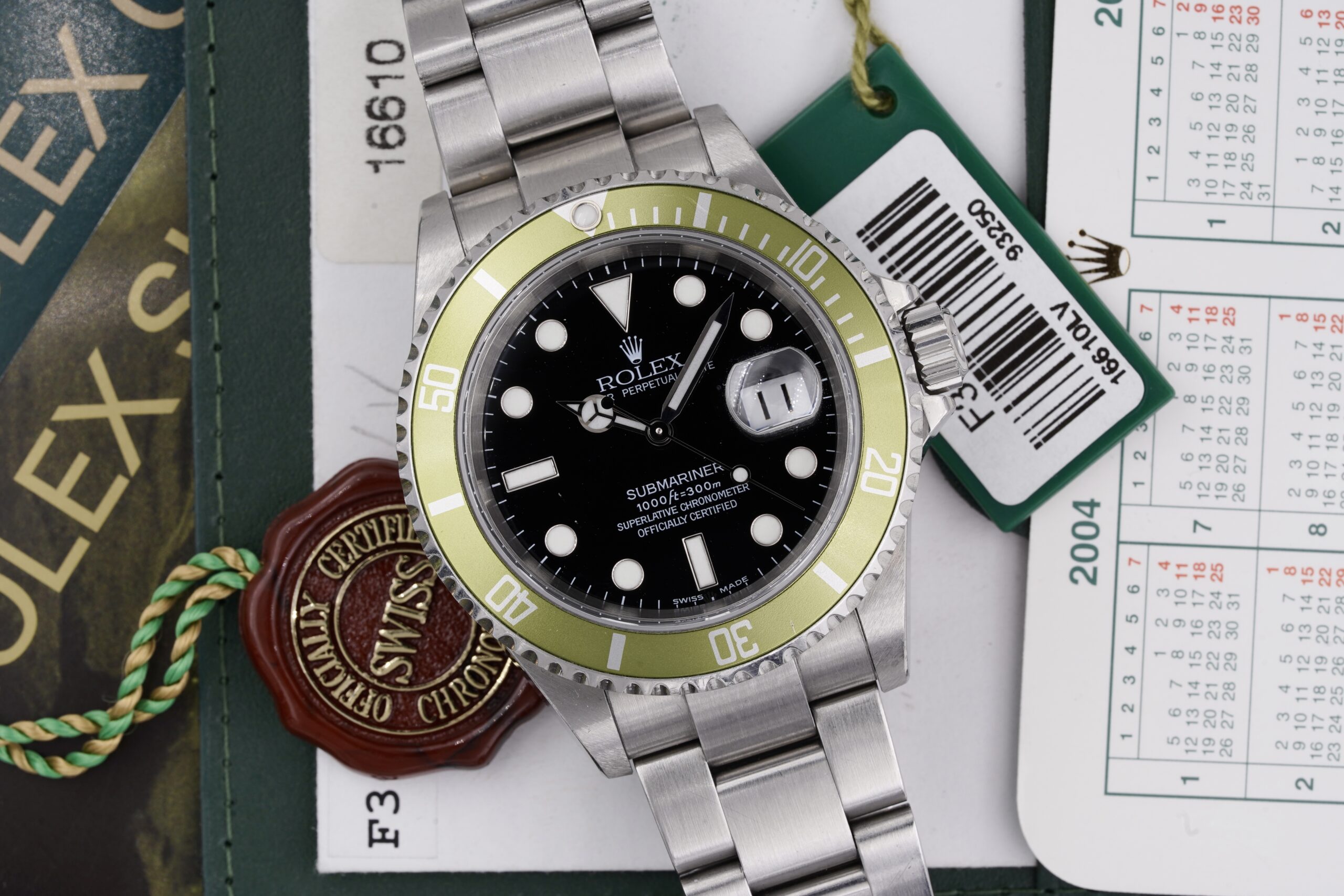 Rolex 16610Lv Fat Four Bertolli Bezel Rolex 16610Lv Fat Four Bertolli Bezel