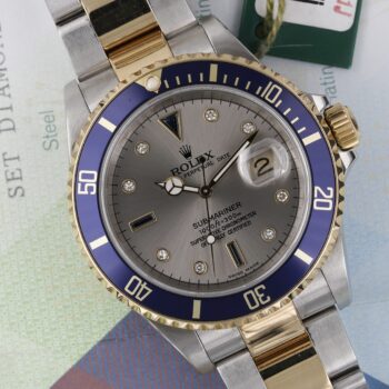 Rolex Submariner 16613 Sultan Serti Diamond