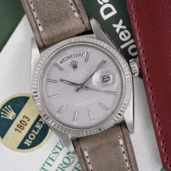 Rolex Day-Date 1803 White Gold Ghost Dial Full Set