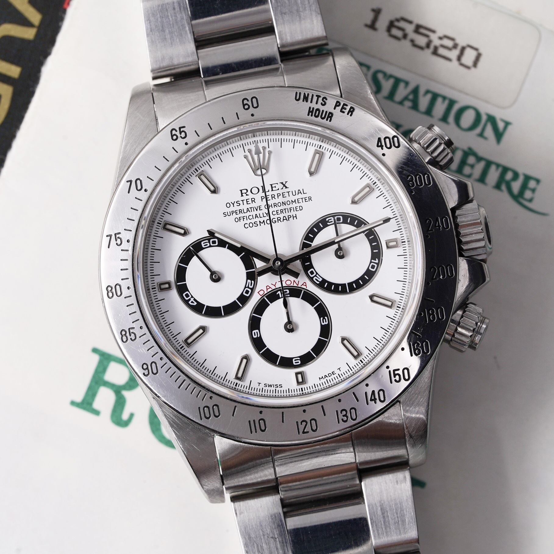 Rolex Daytona 16520 T Series 1997 Full Set Rolex Daytona 16520 T Series 1997 Full Set