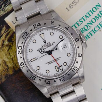 Rolex Explorer II 16570 Chicci di Mais Porcelain Dial