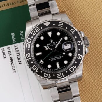 Rolex GMT-Master 116710LN Full Set Like New
